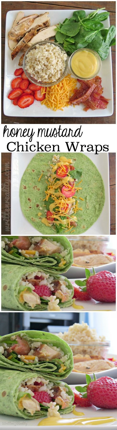 Honey Mustard Chicken Wraps