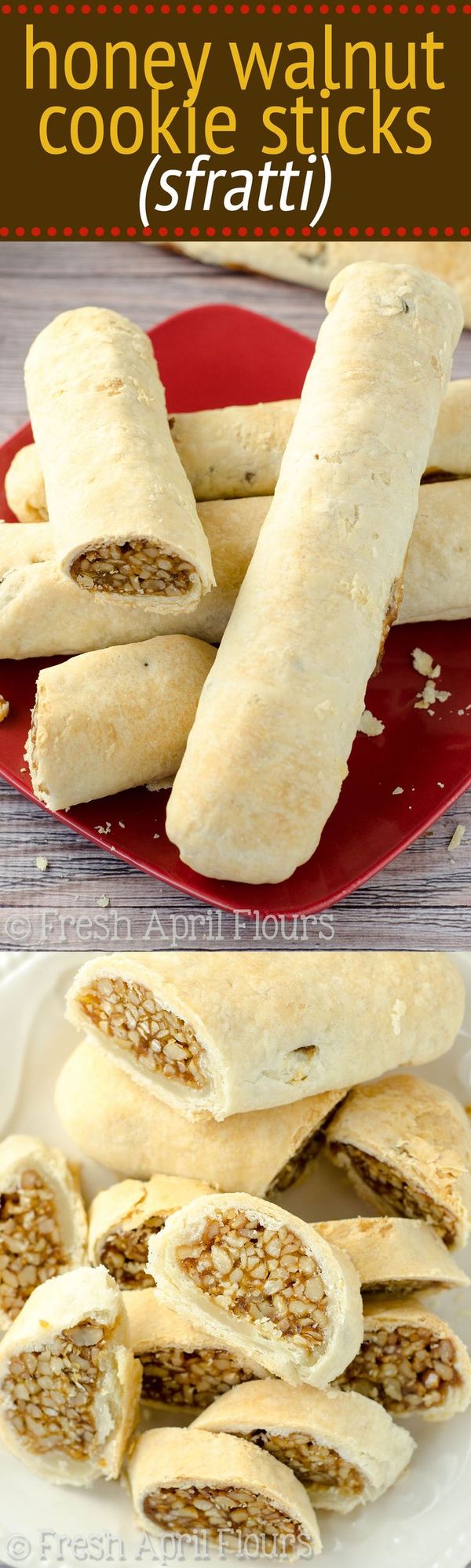 Honey Walnut Cookie Sticks (Sfratti