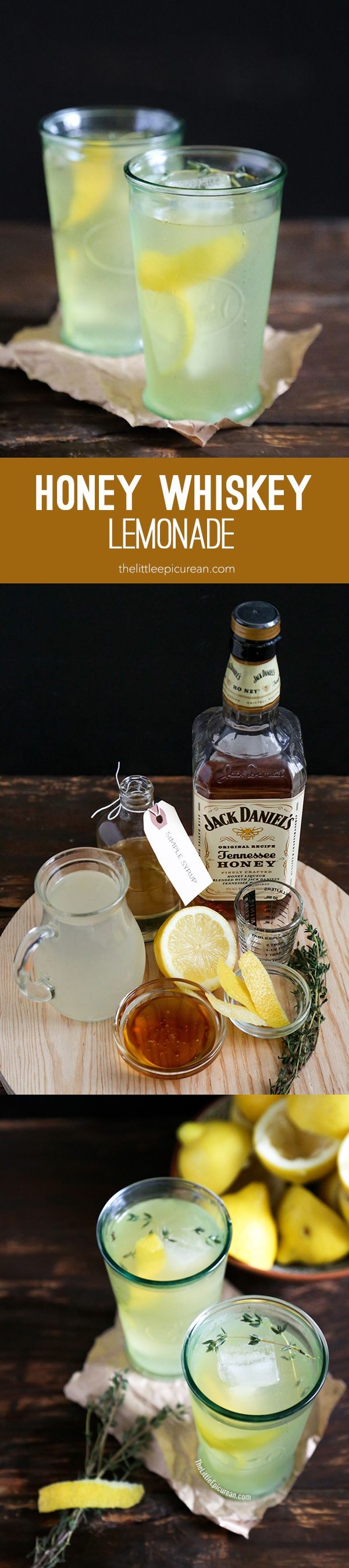 Honey Whiskey Lemonade