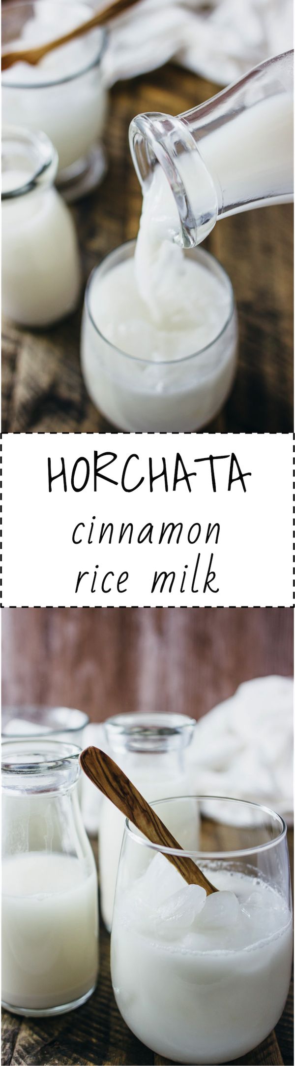 Horchata: cinnamon rice milk