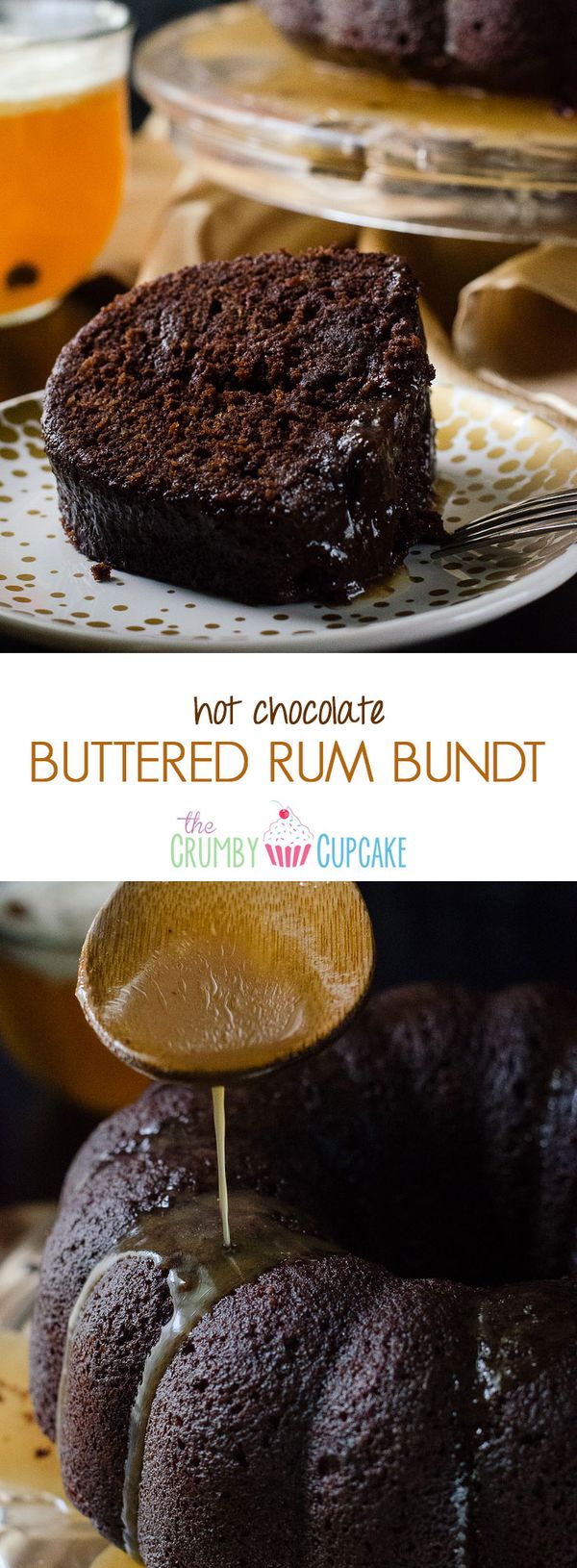 Hot Chocolate Buttered Rum Bundt #BundtBakers