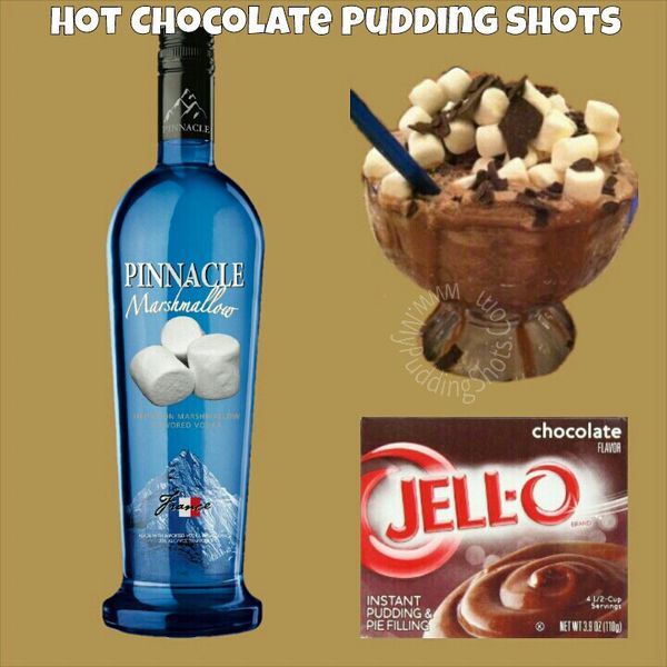 Hot Chocolate I Pudding Shots