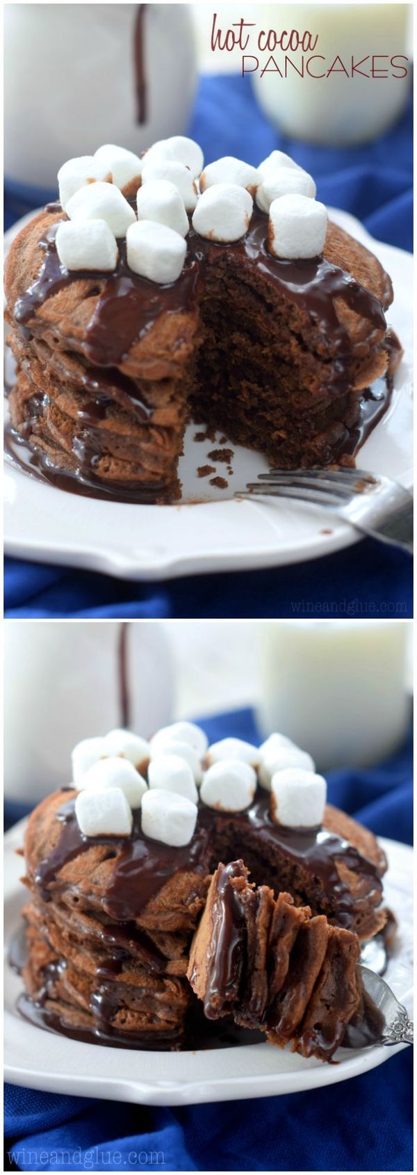 Hot Cocoa Pancakes