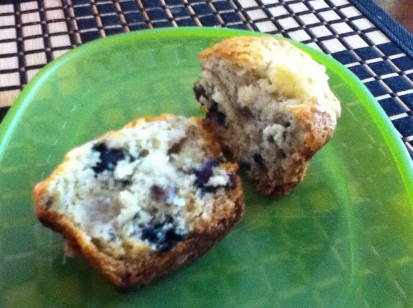 How to Bake Banana Blueberry Muffins (Egg and Dairy Free