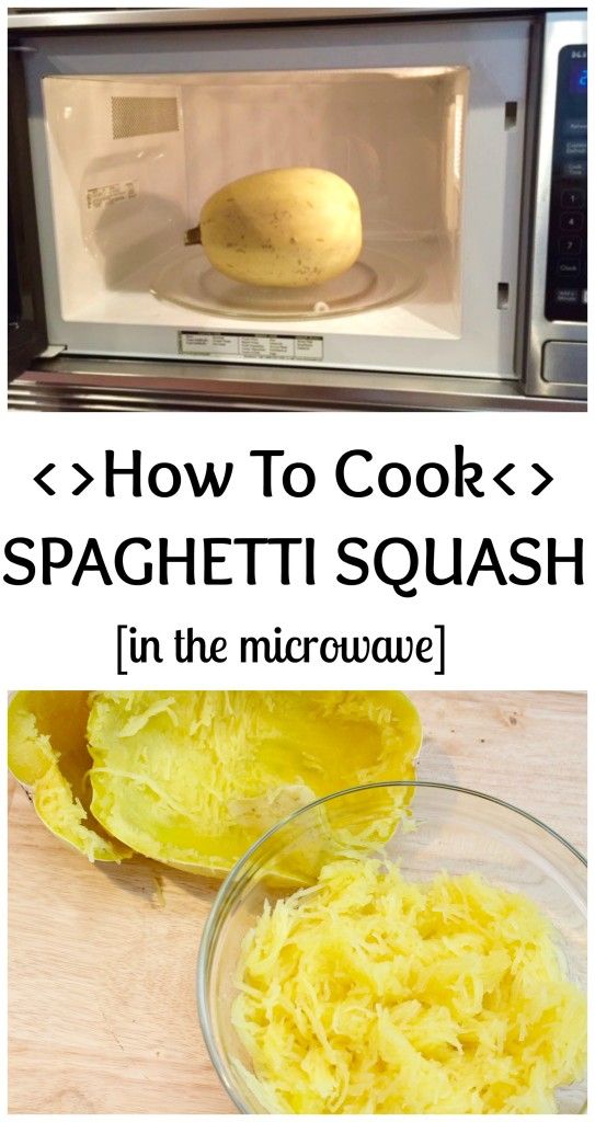 How To Cook Spaghetti Squash in the Microwave