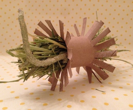 How to Make a Bunny Toy With Hay