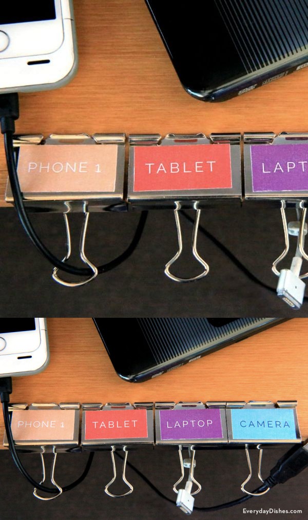 How to make a cord organizer