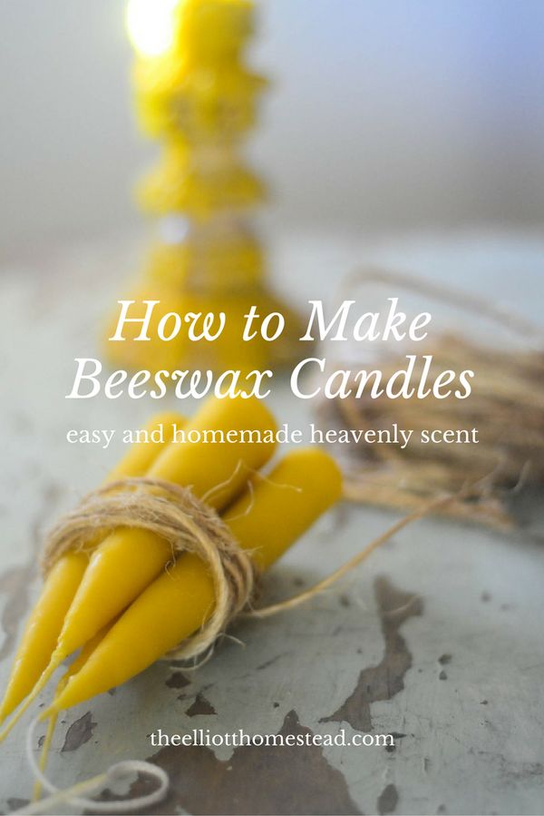 How To Make Beeswax Candles