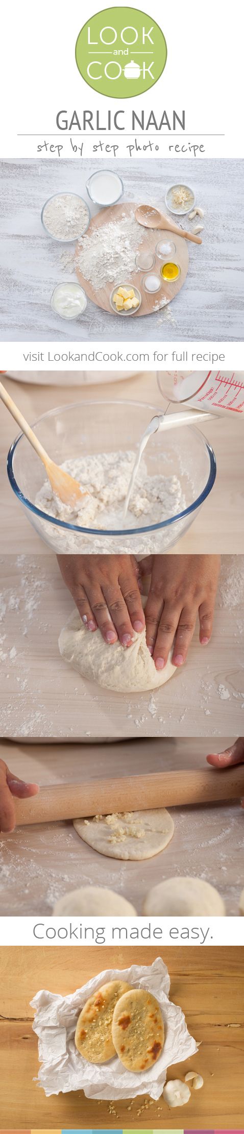 How to make garlic naan