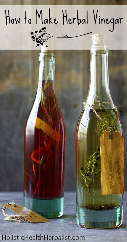 How to Make Herbal Vinegar