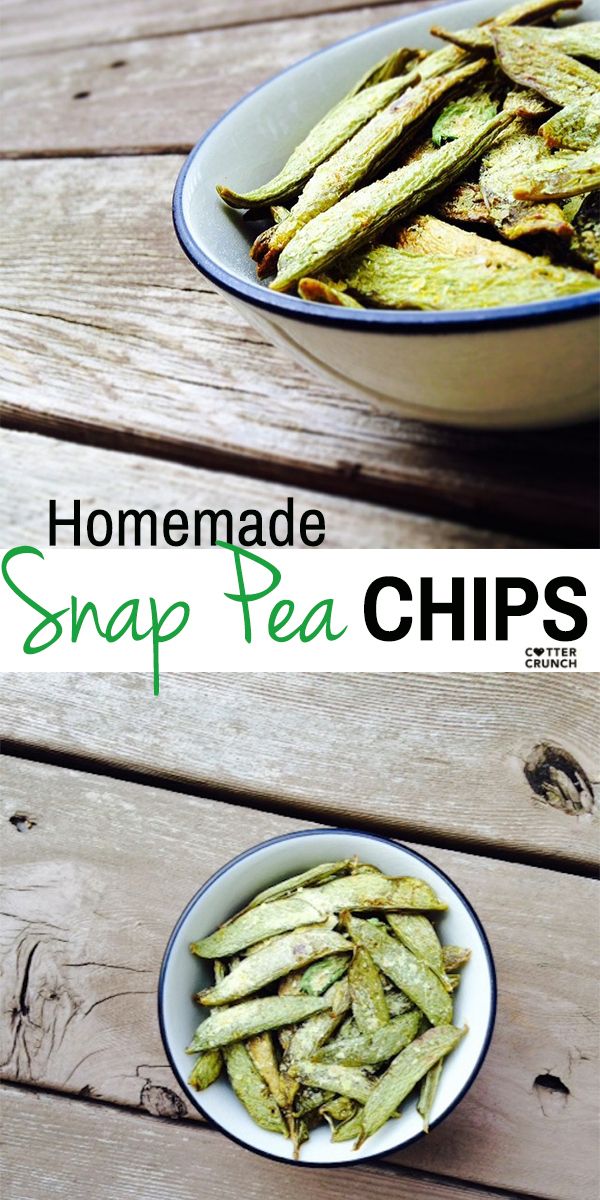 How to Make Homemade Snap Pea Chips