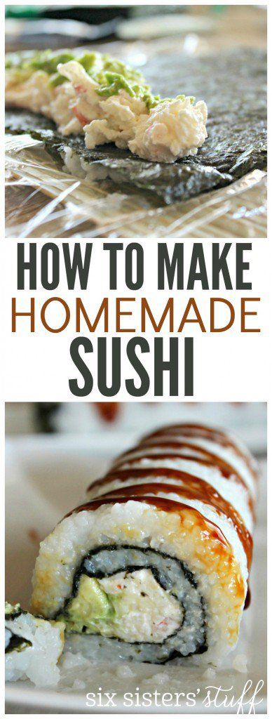 How to Make Homemade Sushi (Crab Sushi