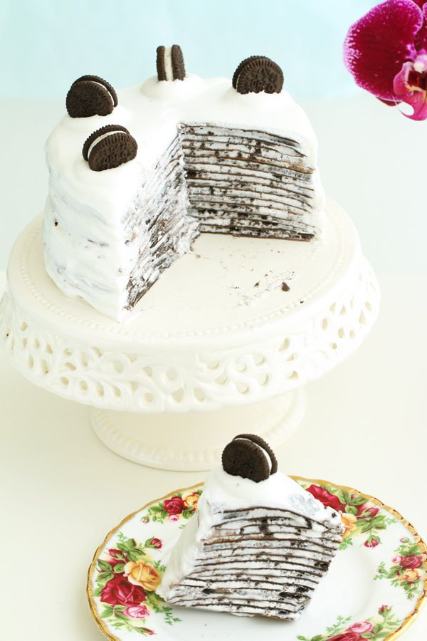 How to Make Oreo Mille Crepe Cake