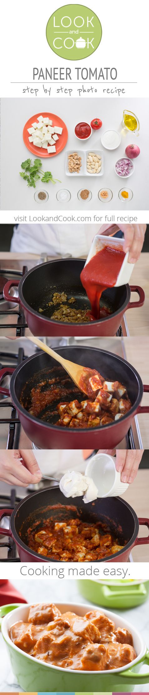 How to make paneer tomato