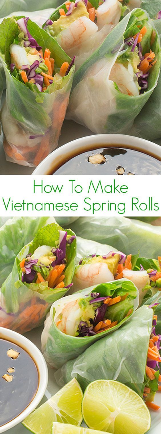 How To Make Vietnamese Spring Rolls