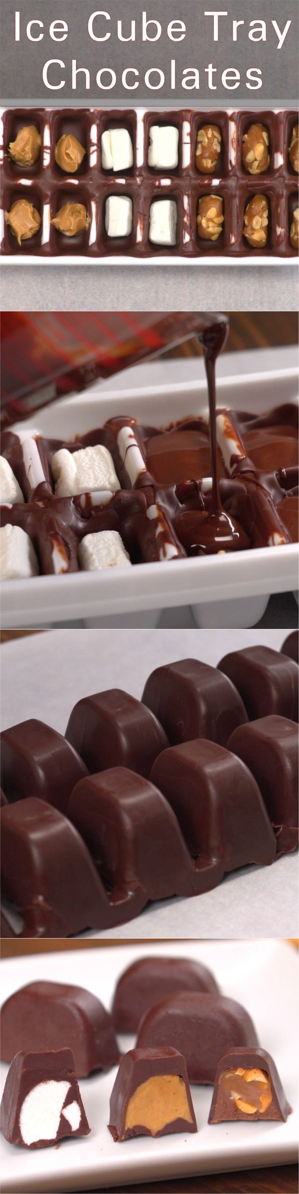 Ice Cube Tray Chocolates