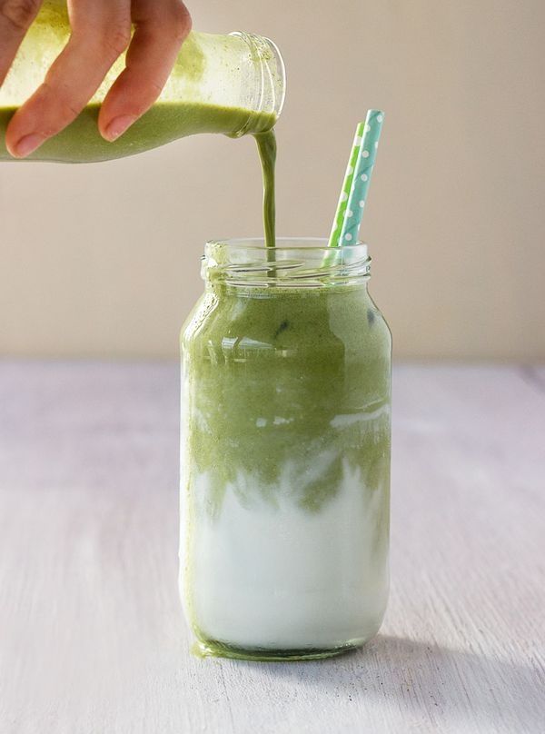 Iced Coconut Matcha Latte