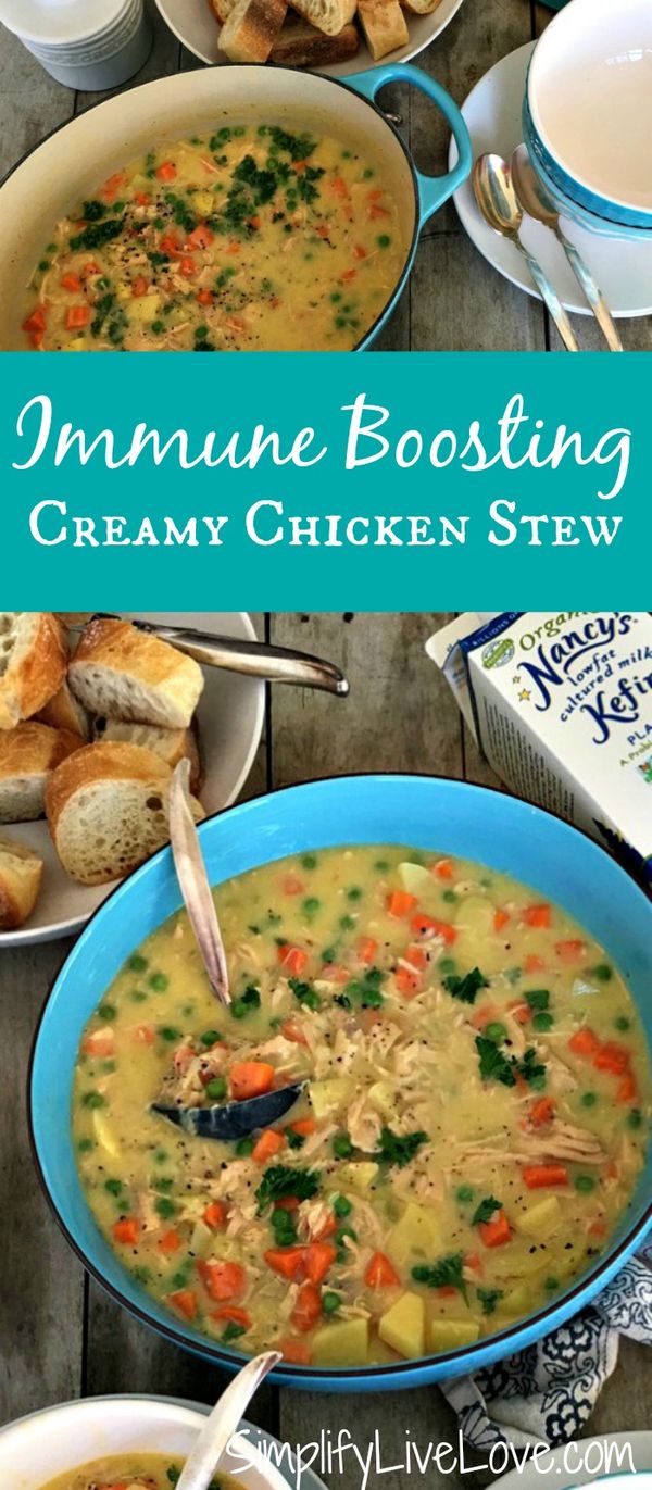 Immune Boosting Creamy Chicken Stew