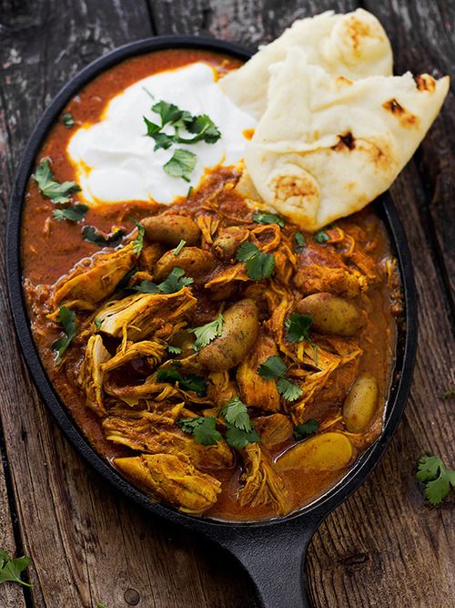 Indian Spiced Stew with Chicken and Potatoes