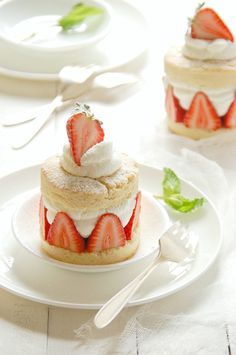 Individual Strawberry Shortcakes