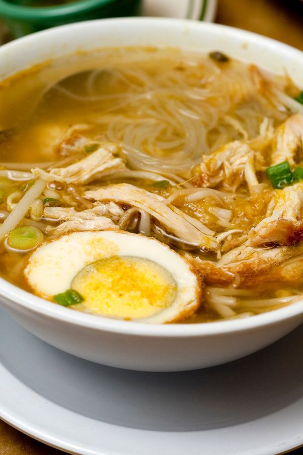 Indonesian Chicken Soup With Noodles and Aromatics