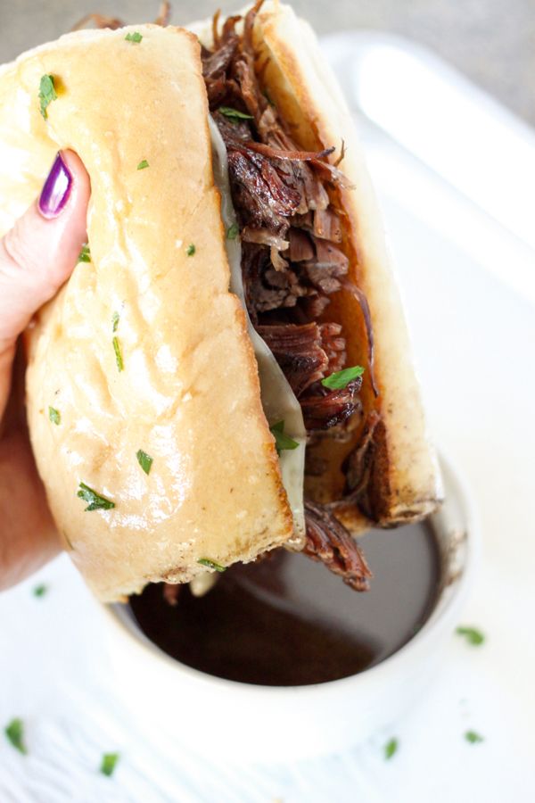 Instant Pot Pressure Cooker French Dip Sandwiches