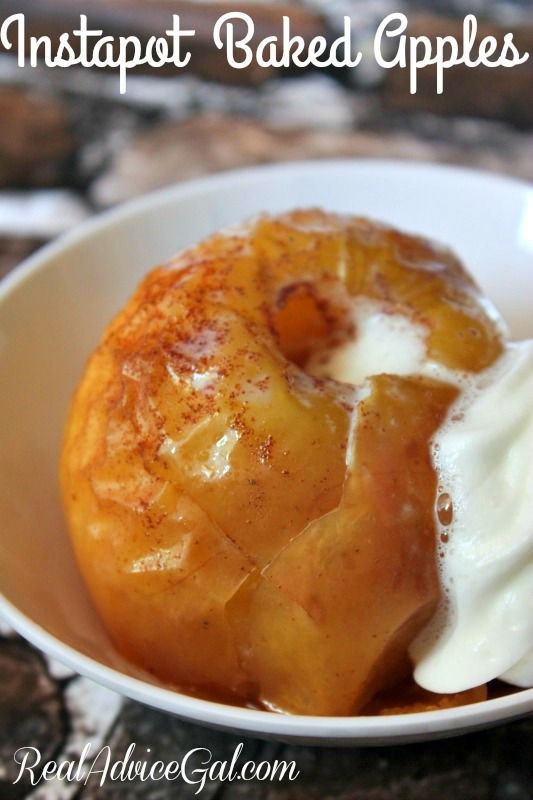 Instapot Baked Apples