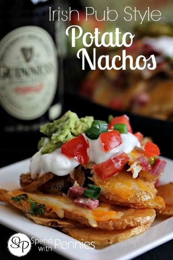 Irish Pub Style Potato Nachos