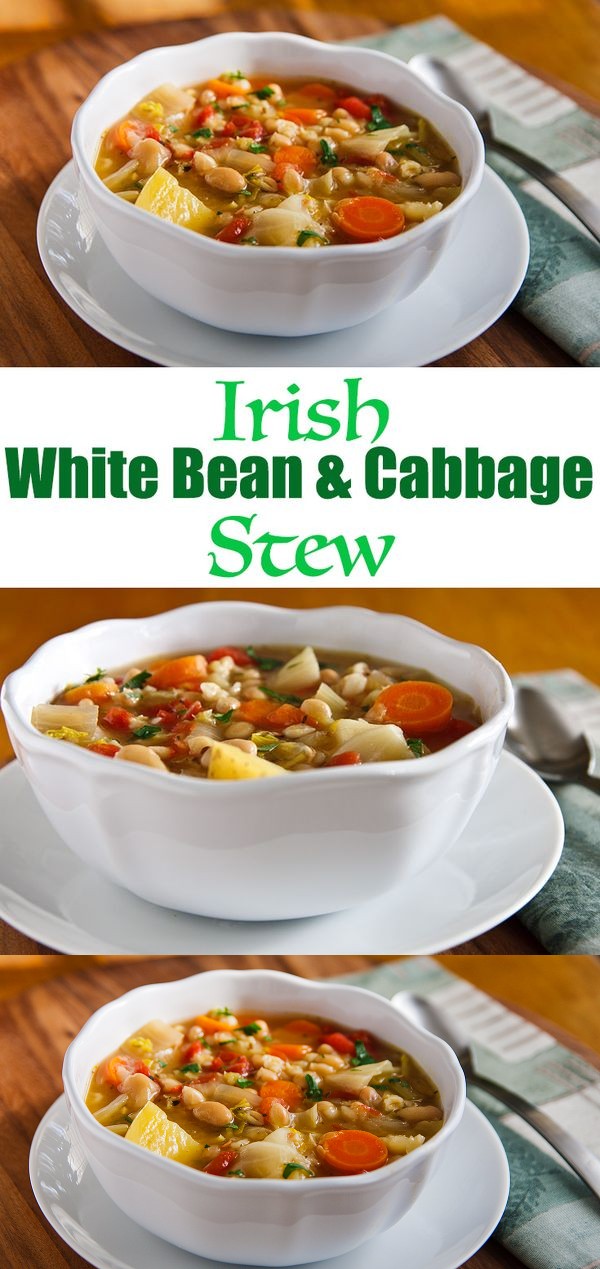 Irish White Bean and Cabbage Stew