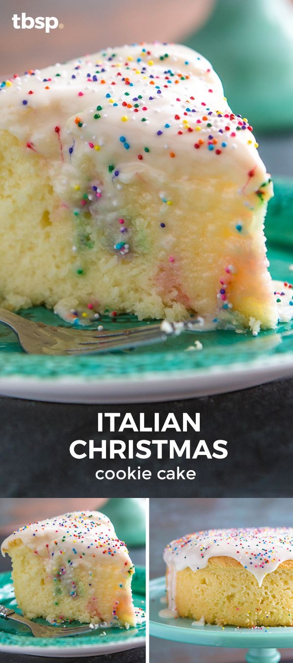 Italian Christmas Cookie Cake