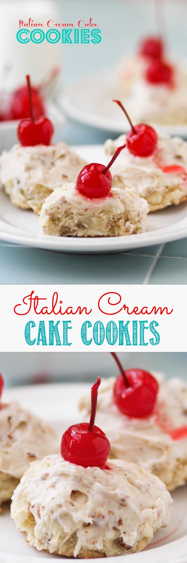 Italian Cream Cake Cookies