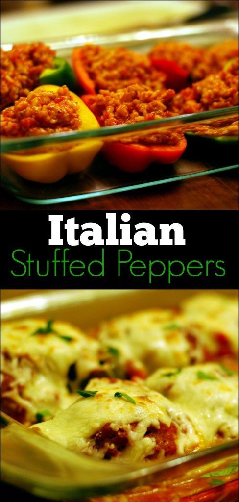 Italian Stuffed Bell Peppers