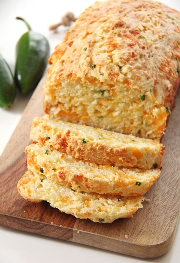 Jalapeno Cheddar Quick Bread