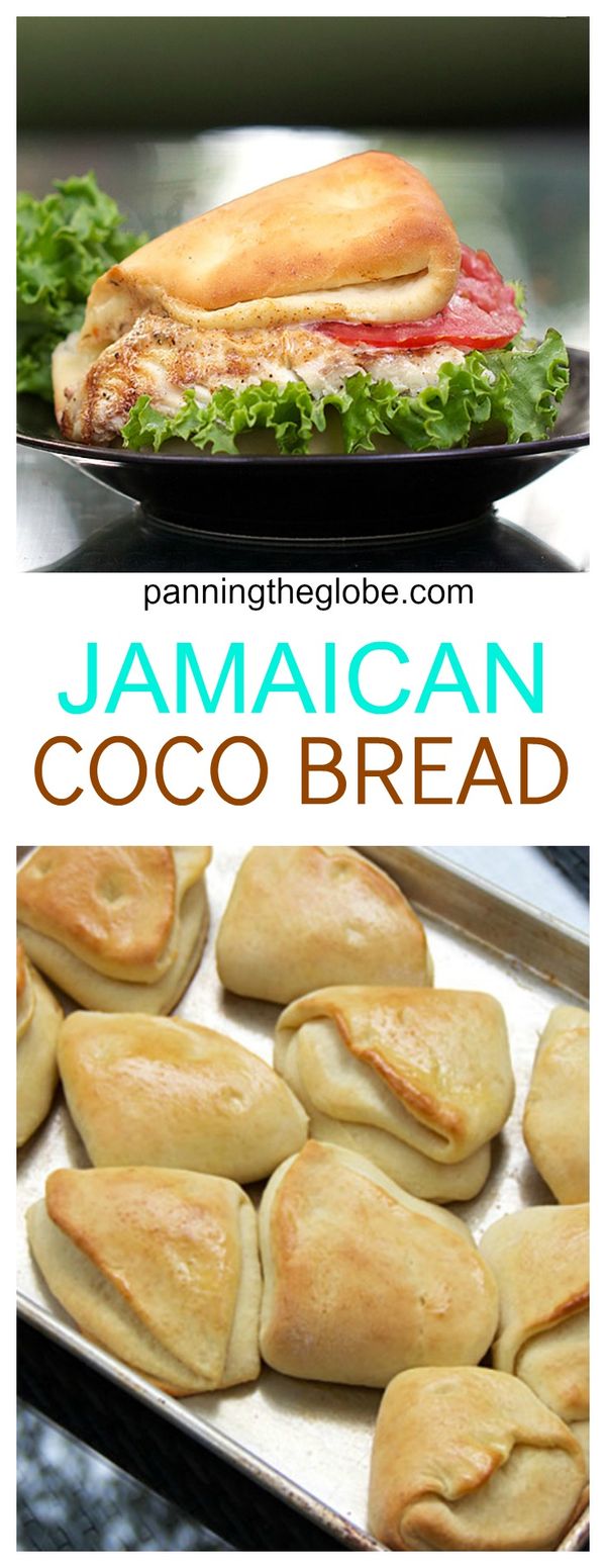 Jamaican coco bread