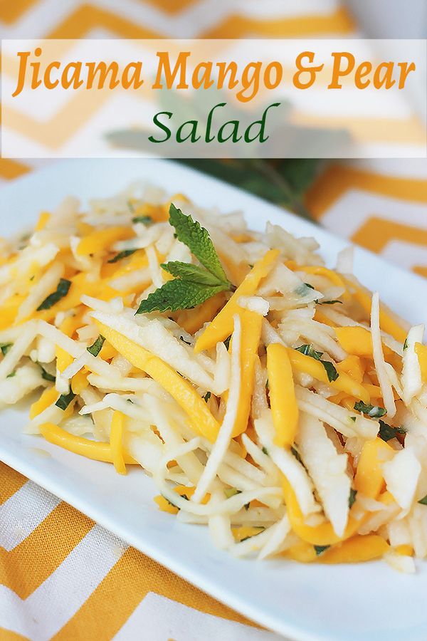 Jicama Mango & Pear Salad