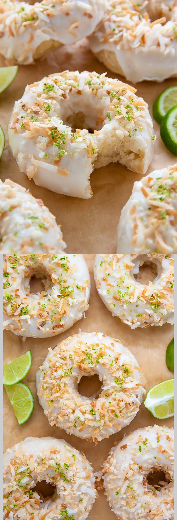 Key Lime Coconut Donuts