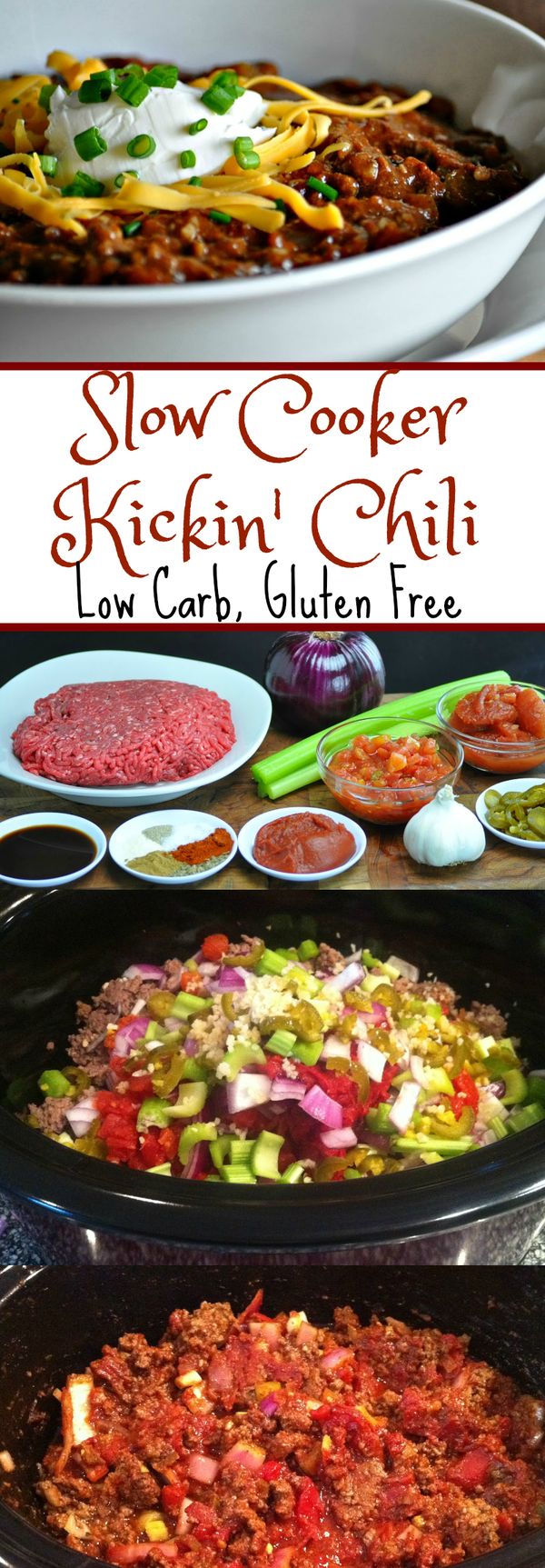 Kickin’ Chili – Low Carb, Gluten Free