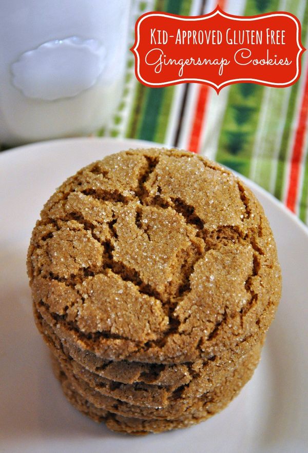 Kid-Approved Gluten Free Gingersnap Cookies