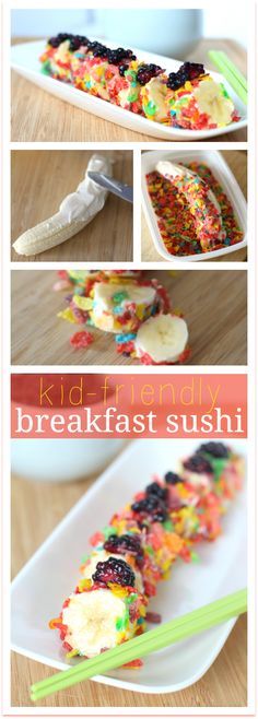 Kid Friendly Breakfast Sushi