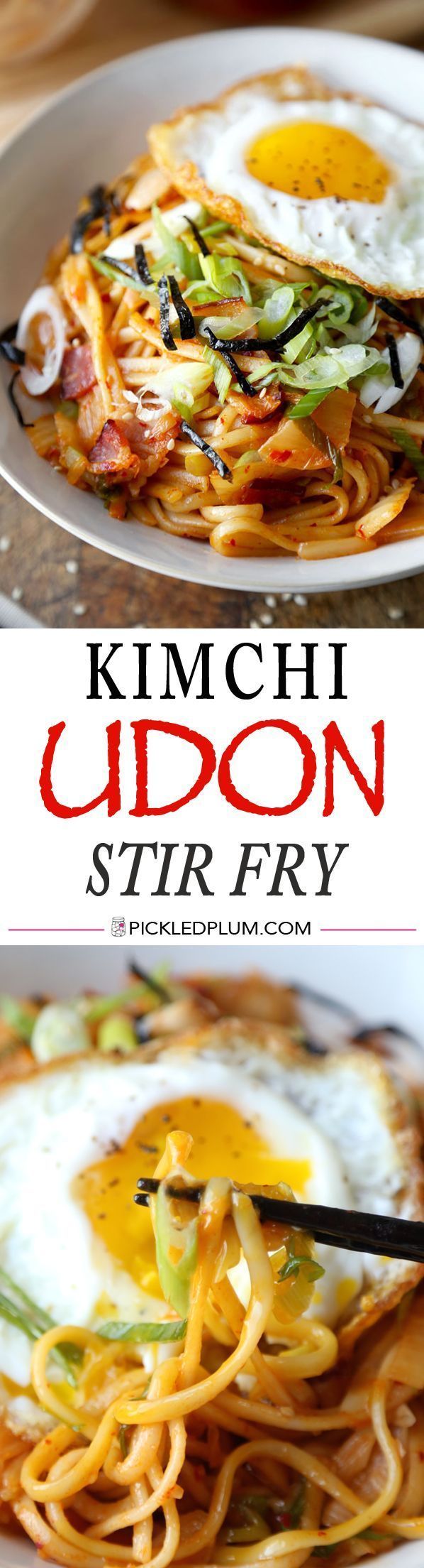 Kimchi Udon Stir Fry