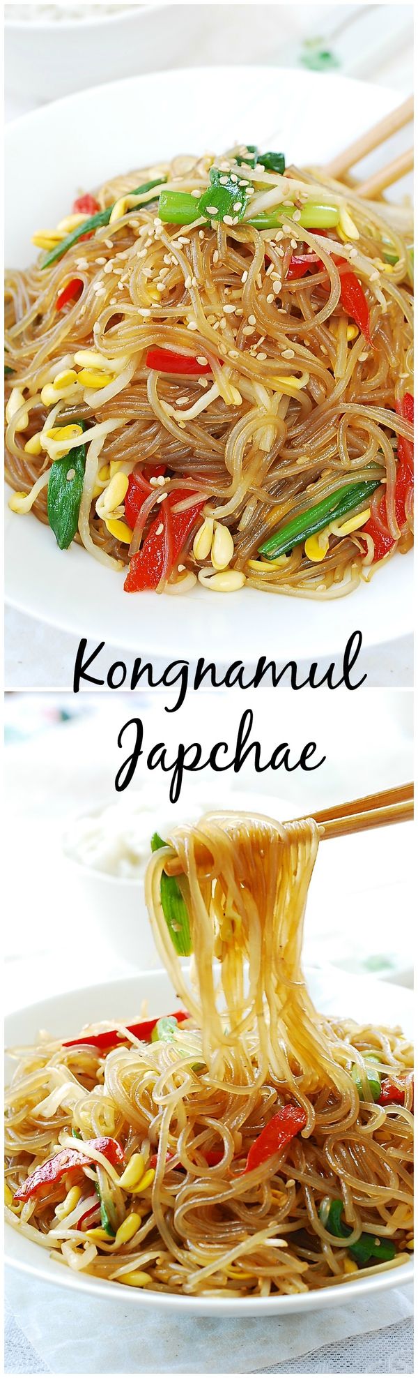 Kongnamul Japchae (Soybean Sprouts Japchae