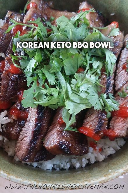 Korean BBQ Keto Bowl