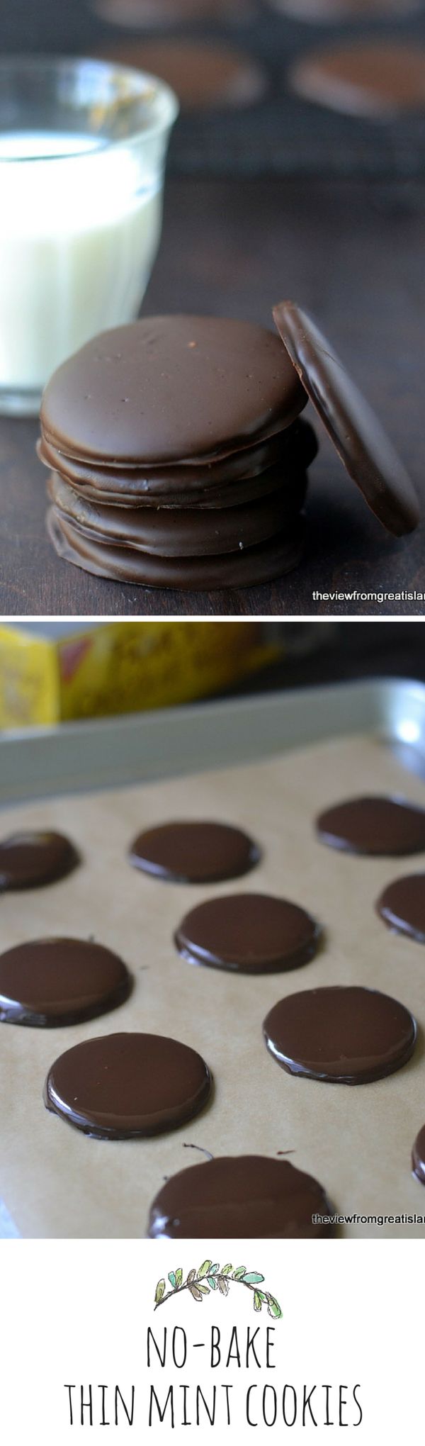 Lazy No Bake Thin Mints