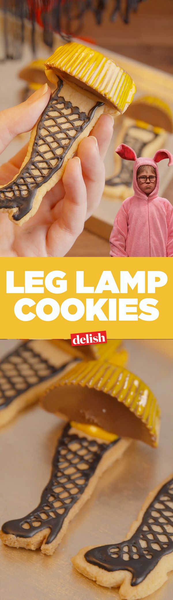 Leg Lamp Cookies