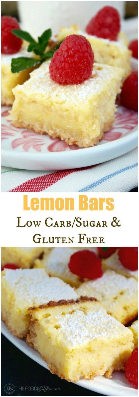 Lemon Bars (Low Carb & Gluten Free