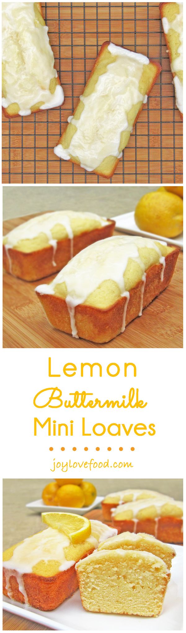 Lemon Buttermilk Mini Loaves