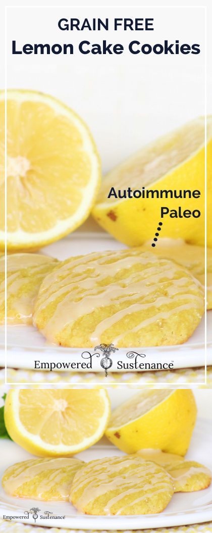 Lemon Cake Cookies (Autoimmune Paleo