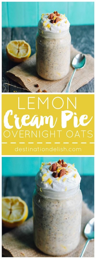 Lemon Cream Pie Overnight Oats