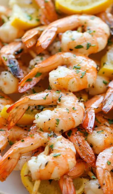 Lemon Garlic Shrimp Kabobs