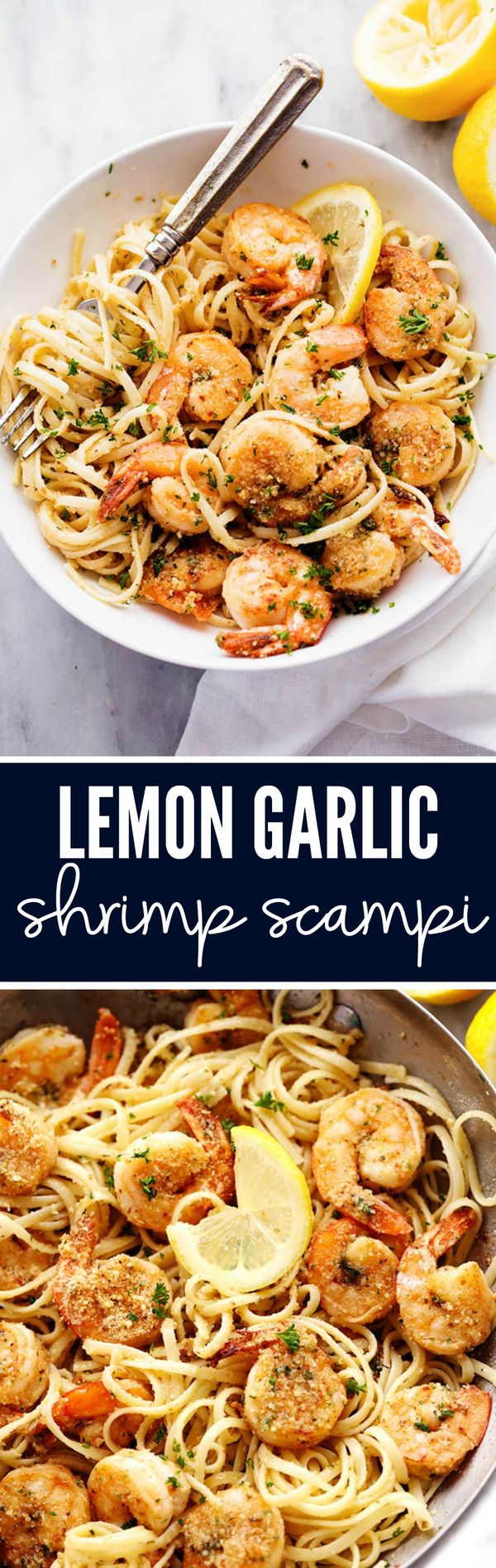 Lemon Garlic Shrimp Scampi